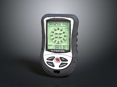 Portable Pedometer With Digital Display For Step Counting And Fitness Tracking 3d model