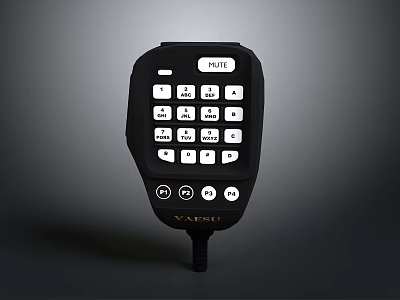 Electronic Vapor Control Device With Input Button Panel And Functional Keys 3d model