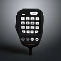 Electronic Vapor Control Device With Input Button Panel And Functional Keys