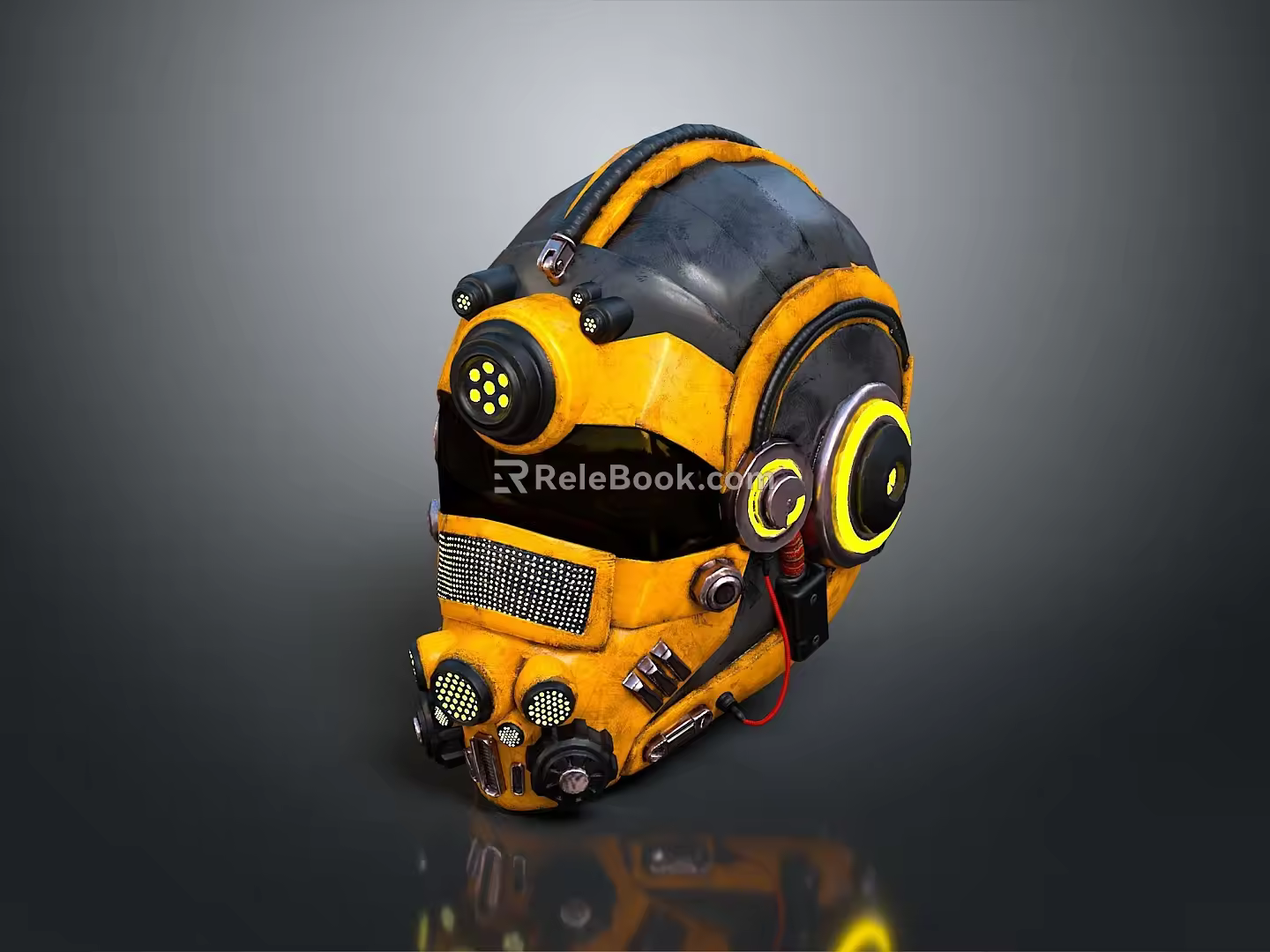 Sci-Fi Helmet Alien Helmet High Tech Helmet Game Helmet 3d model