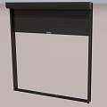 Black Sliding Door Design And Real View On Stone Wall Building Exterior