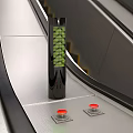 Subway Elevator Subway Elevator Escalator Stairs Public Elevator 3d model