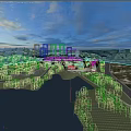 Scenic Detached Villas with Lake View Green Trees and Nearby High Rise Buildings