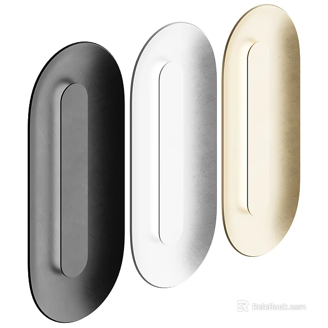 Modern Minimalist Wall Lamps With Black White and Gold Sleek Metallic Design 3d model 