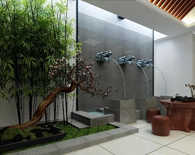 Landscape sketch 3d model