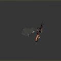 Mythical Dragon Clutching Egg With Colorful Wings Orange Body And Long Tail