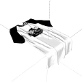 Stylish White and Black Casual T shirt With Unique Pattern for Daily Wear