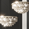 Modern chandelier 3d model