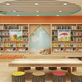 Modern Library 3d model