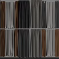Modern Stylish Curtains With Various Textured Fabrics And Neutral Tones For Home Interiors
