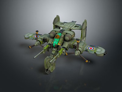 Modern Fighter Science Fiction Fighter Next Generation Fighter Science Fiction Fighter 3d model