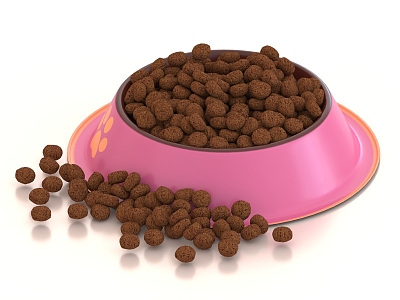 Cat Food Pot Dog Food Pet Food Pet Supplies 3d model