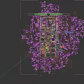 Industrial Plant Featuring Factory Buildings Storage Tanks Equipment And Surrounding Greenery