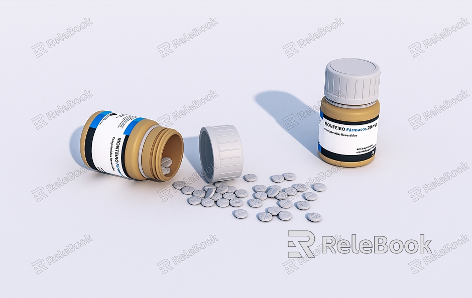 Modern bottle tablets model