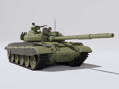 T62M Main Battle Tank 3d model