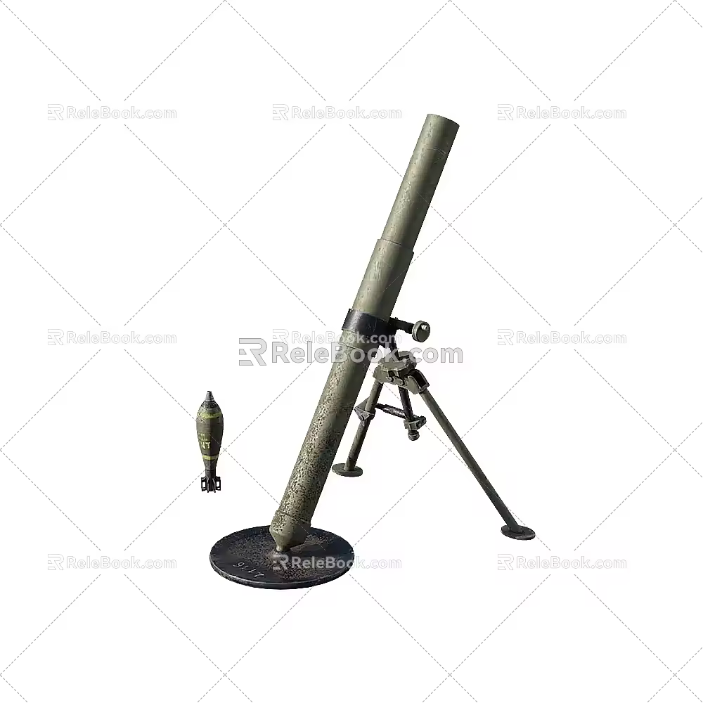 mortar band shell mortar shell 3d model