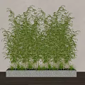 New Chinese Style Bamboo Landscape Combination 3d model
