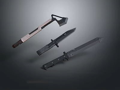 Dagger Sword Knife Bayonet Pickknife Magic Dagger Magic Knife Wooden Knives for Protection Outdoor Knife 3d model