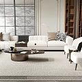 Modern sofa combination 3d model