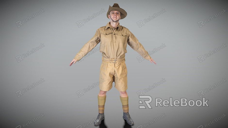 Modern Man Australian Infantry Role Soldier Soldier model