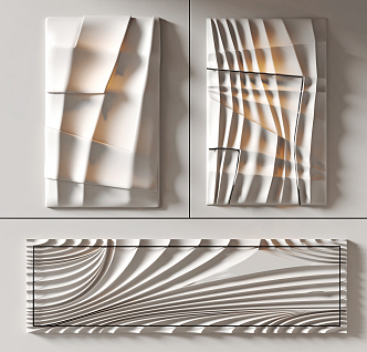 Modern Wall Decoration 3d model