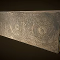 Antique Metal Box With Intricate Carvings Of Mythical Characters And Animal Figures