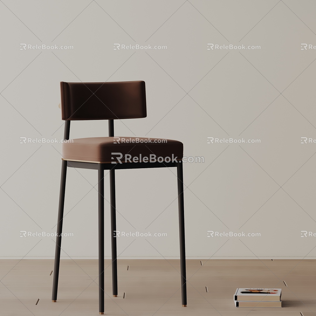 Modern Bar Chair 3d model