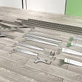 Modern bracket shelf bracket 3d model