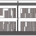 Modern Wardrobe Interior Design With Sleek Wood And White Panels Storage Shelves