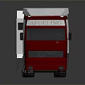 Red Cab White Trailer Commercial Truck Exterior Design And Features