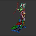 Multifunctional Elliptical Trainer for Home Fitness with Adjustable Resistance LCD Display and Cardio Training