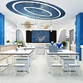 Science Classroom 3d model