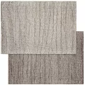 Square Rugs With Light And Dark Brown Striped Texture For Modern Home Decor