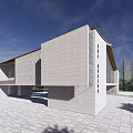 Modern Architecture Art Architecture Tea Museum 3d model
