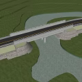 highway bridge 3d model