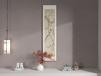 New Chinese Animal Painting Hanging Painting 3d model