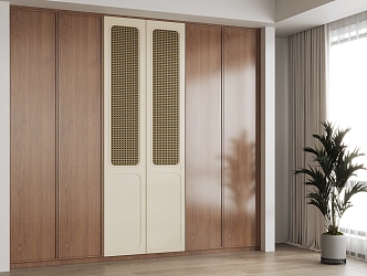 Modern wardrobe 3d model