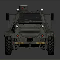 Military Cargo Truck With Tactical Design Cargo Bed And Heavy Duty Wheels