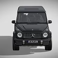 Black Mercedes G Class SUV With Bold Front Grille And LED Headlights