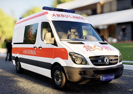 Modern Ambulance 3d model