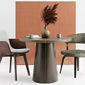 Leisure tables and chairs SU model 3d model
