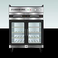 Multifunctional Food Preparation Sterilizer Kitchen Appliance With Double Glass Doors And Shelves