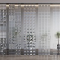 Modern Glass Tile Partition Glass Tile Glass Tile Decorative Wall Precast Glass Tile Custom Glass Tile 3d model