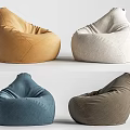 Comfortable Bean Bag Chair in Multiple Colors for Modern Living Room