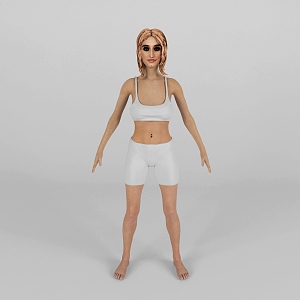 Woman 3d model