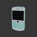 BlackBerry Classic Mobile Phone With QWERTY Keyboard White Body And Screen