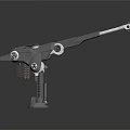 Industrial Mechanical Arm Equipment With Long Metal Arm And Base Structure