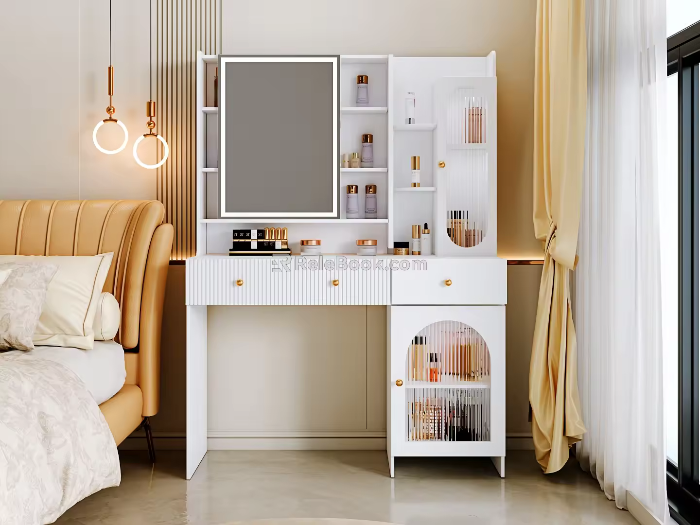 Simple Dressing Table 3d model