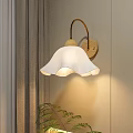 flower type wall lamp 3d model