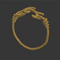 Exquisite Gold Bracelet Jewelry With Intricate Intertwined Link Design And Shiny Finish